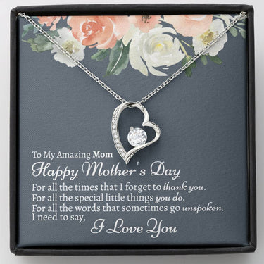 Mom (Mother's Day) Forever Love Necklace - Love You This Much
